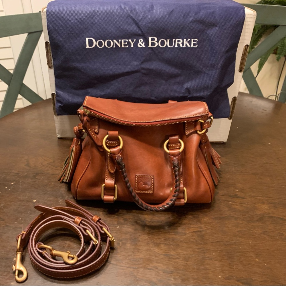 Dooney & Bourke Ginger Florentine Leather Micro Satchel